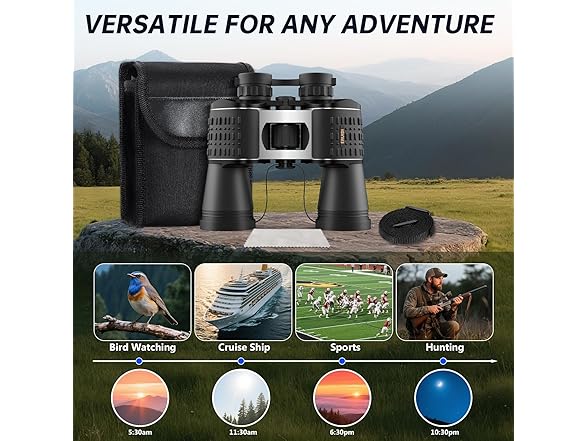ERUIDI 20x52 High Powered Binoculars