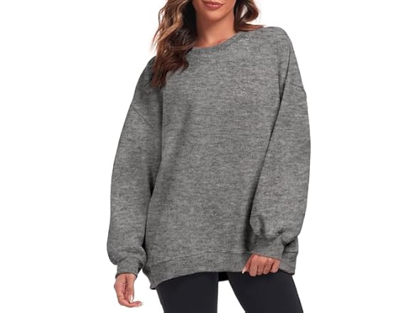 Fkeep Women Oversized Sweatshirt Women Crew Tops