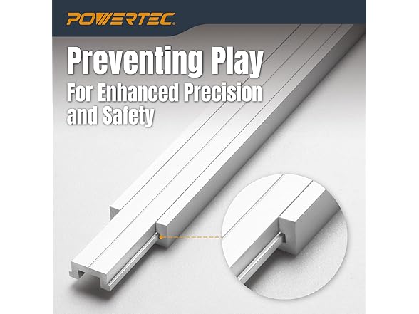 POWERTEC 48" Miter Bar for Table Saw