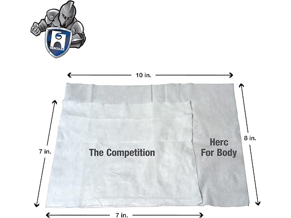 Hercules for Body Jobsite Body Wipes, 30-Pack