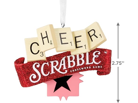Hallmark Hasbro Scrabble Christmas Ornament