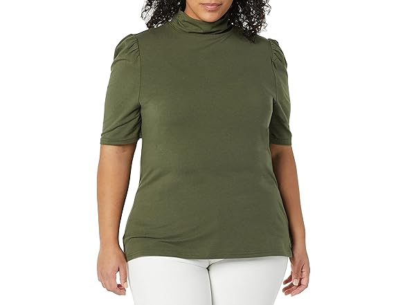 Amazon Essentials Women Cotton Modal Turtleneck