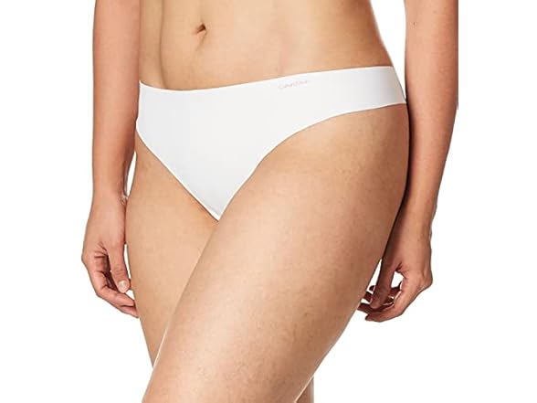 Calvin Klein Women's White Thong (XL)