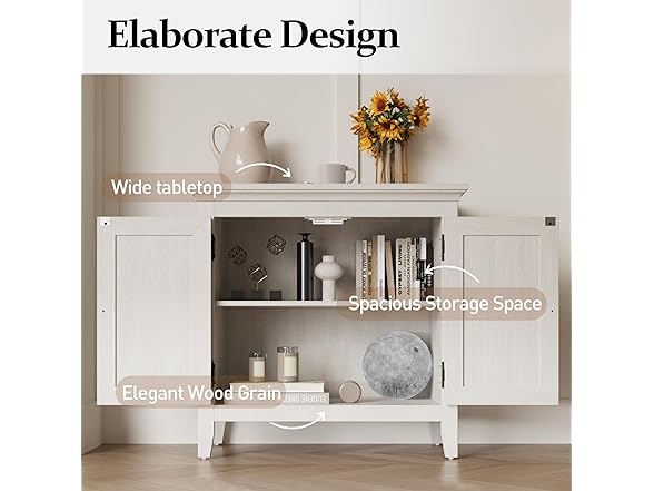 FansaFurn Rattan Sideboard Cabinet