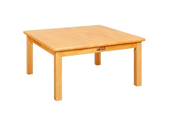 ECR4Kids 30" x 30" Square Hardwood Table