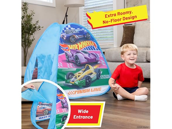 Hot Wheels™ Speed Zone Pop Up Play Tent for Kids