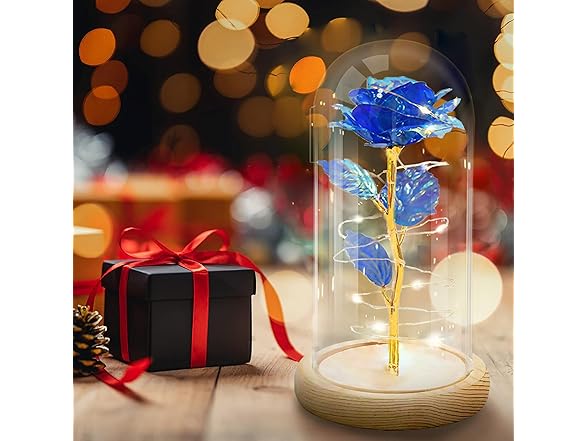 Preserved Rose Flowers Decoration Lights