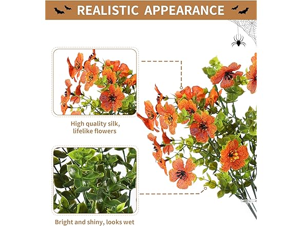 FERLLY Fall Artificial Flowers for Decoration