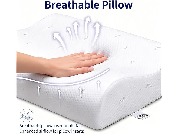 sleepwello Memory Foam Contour Pillow