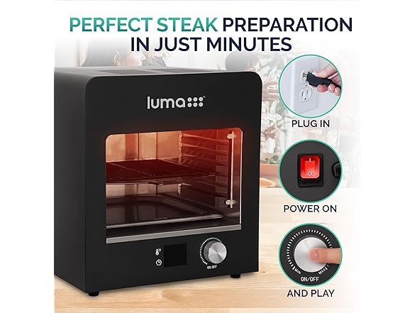 Luma® by Newair Electric Grill for Steaks 
