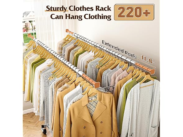 Raybee Clothes Rack Load 630LBS