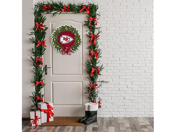 Kansas City Chiefs Wreath Pennant