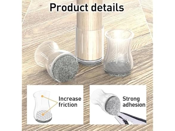JLKDQ Chair Leg Floor Protectors