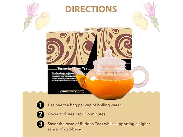 Buddha Teas Buddha Teas Organic Turmeric Ginger Tea