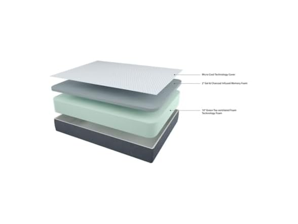 Signature Design by Ashley Queen Chime Elite 12" Gel Memory Foam Mattress