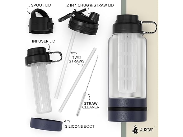 Fruit Infuser Water Bottle - Hot & Cold