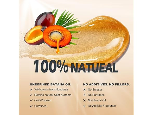 OLLM Raw Batana Oil for Hair Growth - 5oz