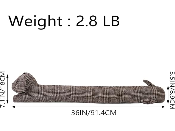 CERAYOU 36 Inch Heavy Duty Under Door Draft S