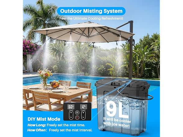 Ausic Portable Misting System 26FT
