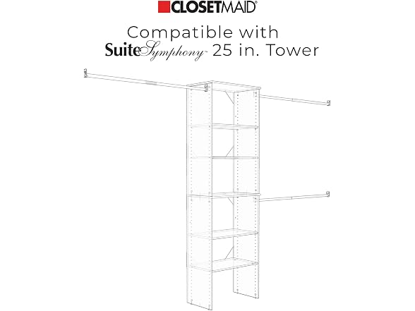 ClosetMaid SuiteSymphony Wood Closet Door Set Pair