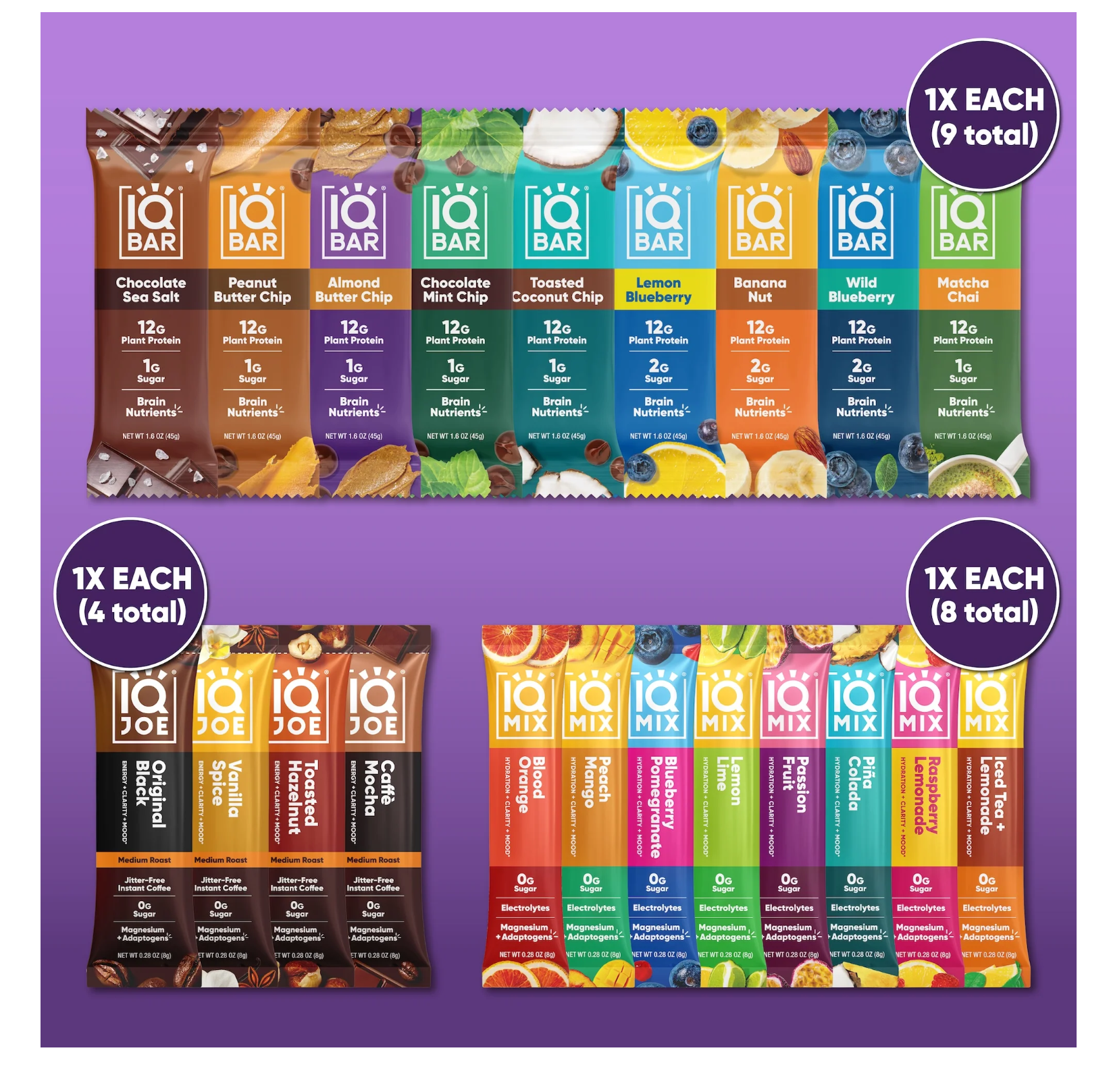 IQBAR Ultimate Sampler (9 Bars + 12 Sticks) - Gallery 8
