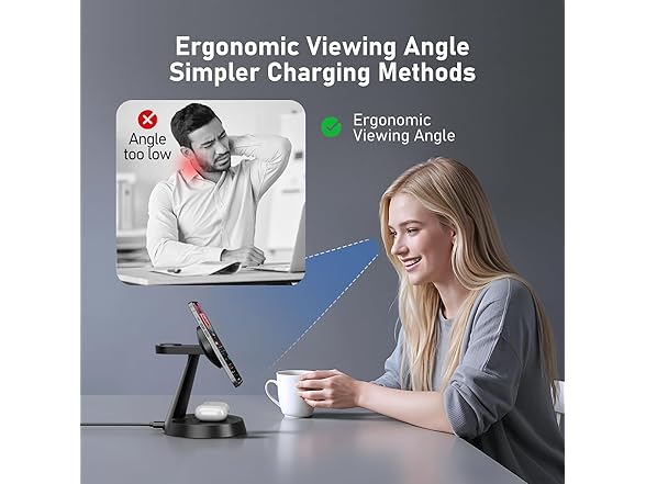 3 in 1 Wireless Charging Station for Apple