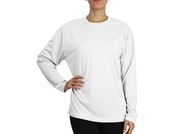 4Pk Womens L/S Performance T-Shirt