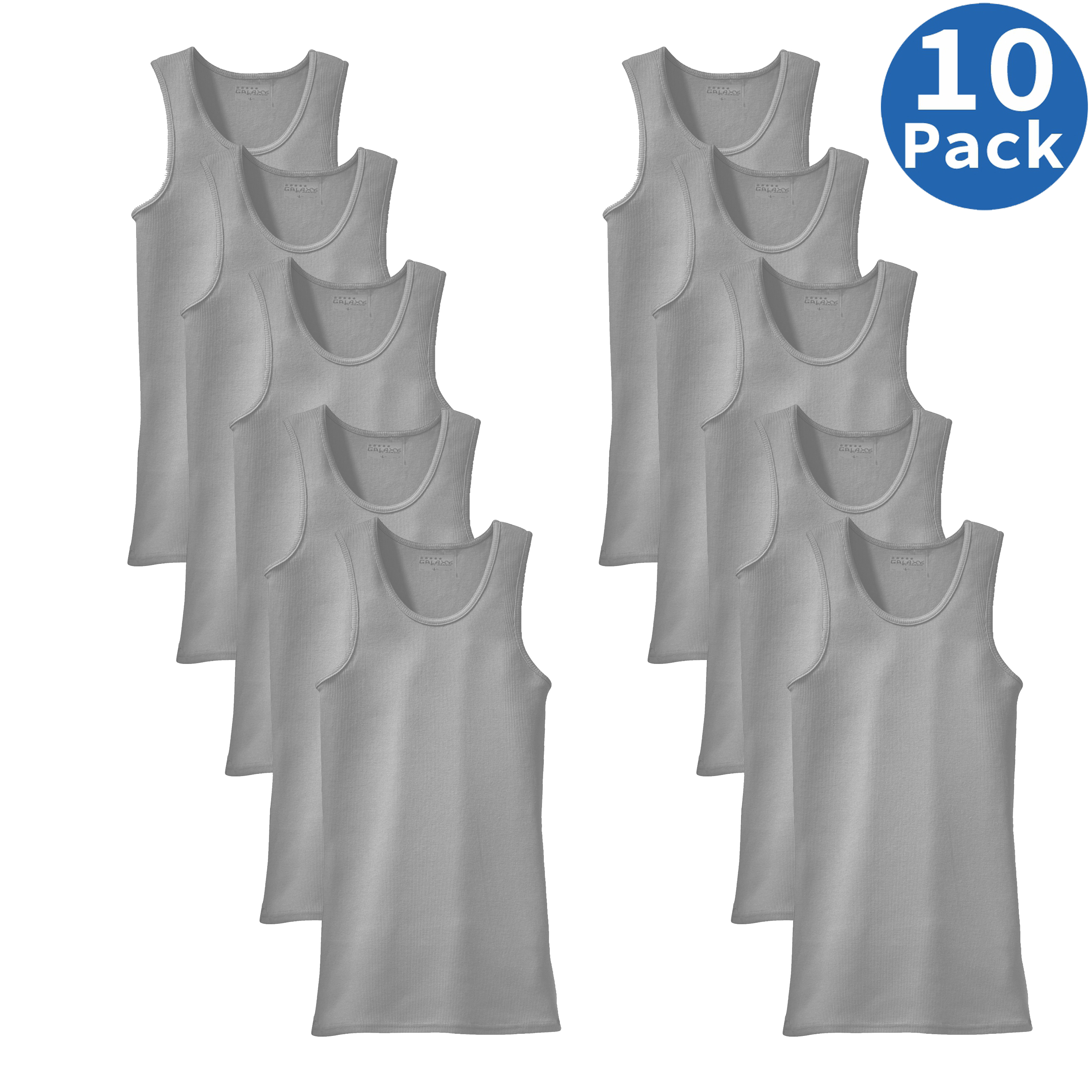 Mens Ribbed Classic Tank Tops (S-2XL) - Gallery 25