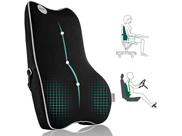 Memory Foam Lumbar Support Pillow