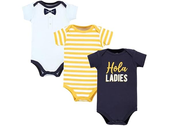 Hudson Baby Unisex (12-18 MOS) Cotton Bodysuits