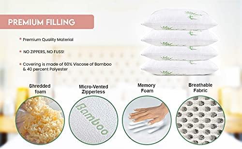 Memory Foam Bamboo From Rayon Pillows - Gallery 11