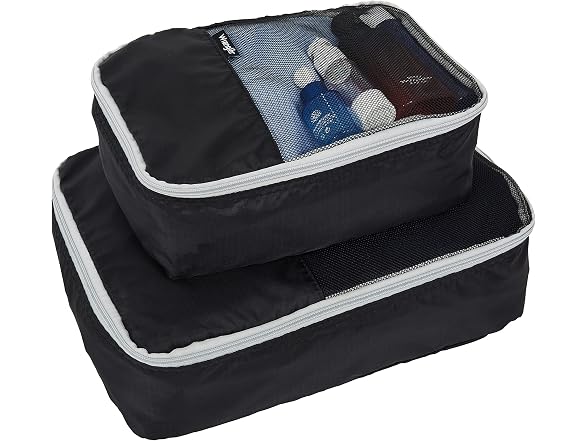Wrangler 4 Piece Miami Luggage and Packing Cubes