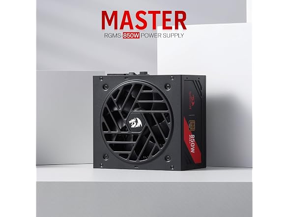 Redragon RED-PSU850-NBBK RGMS-850W PRO Power Supply,Bla