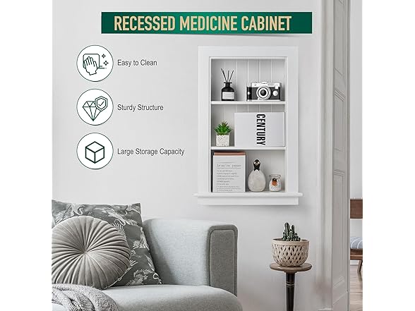 Potter-Island 14 x 24 Medicine Cabinet Recessed
