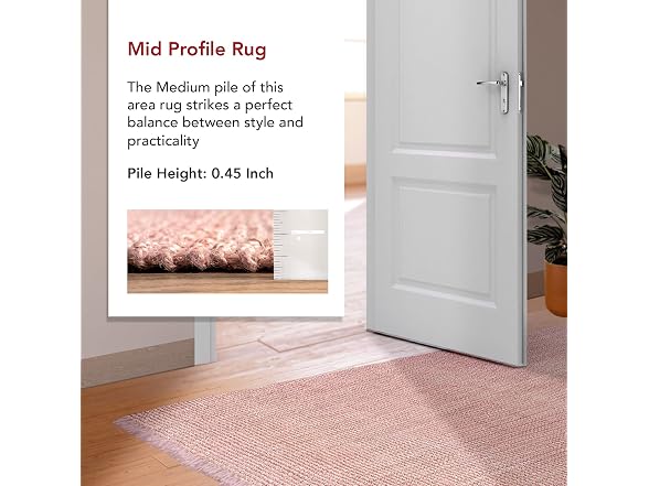 Nuloom Daniela Pink Handmade Jute Rug