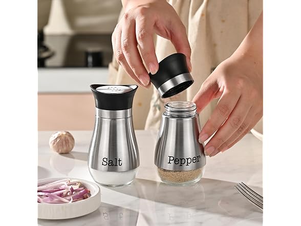 Fox Run Modern Salt and Pepper Shakers