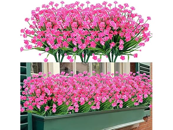 20 Bundles of Outdoor Artificial Flowers