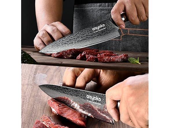 aisyoko Damascus VG-10 chef knife 8-inch