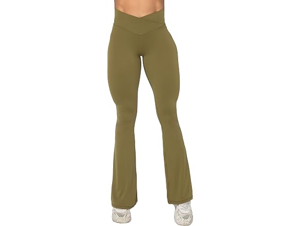 Sunzel Flare Leggings 30in S MartiniOlive