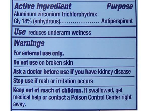 Secret Original Unscented 2.6oz 6pk