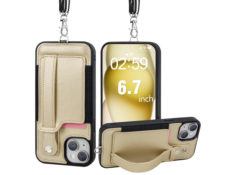 TOOVREN Wallet Case for iPhone 15 Plus  