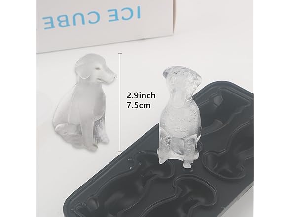 Wlztea Wlztea Ice Cube Tray Dog Shaped