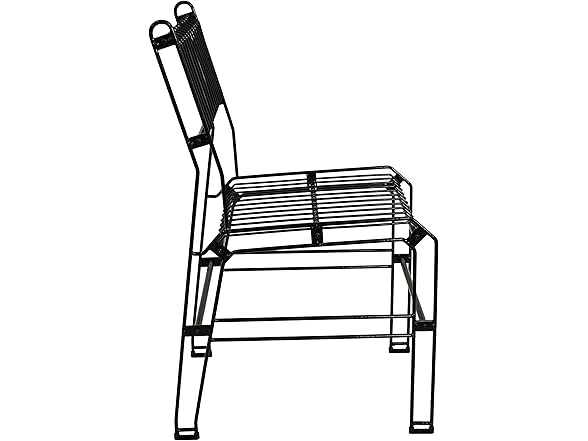 Sunnydaze Decor MTR-454 Wire Dining Chair Black