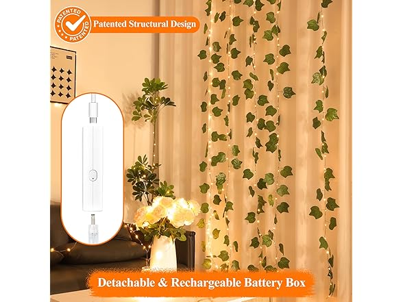 Lakumu 16*2FT 100 LED Fairy Lights