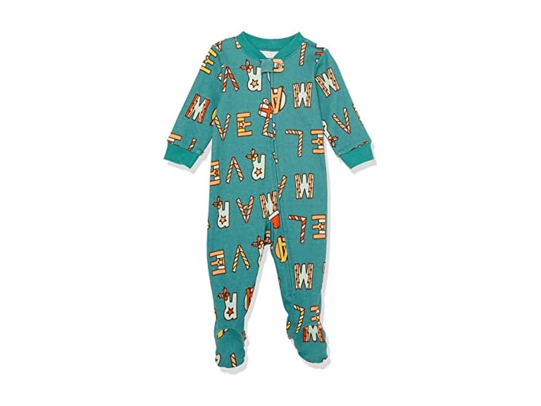 Amazon Essentials Disney | Marvel | Star Wars Unisex Babies' Flannel Pajama Sleep Sets, Festive Marvel, 3-6 Months