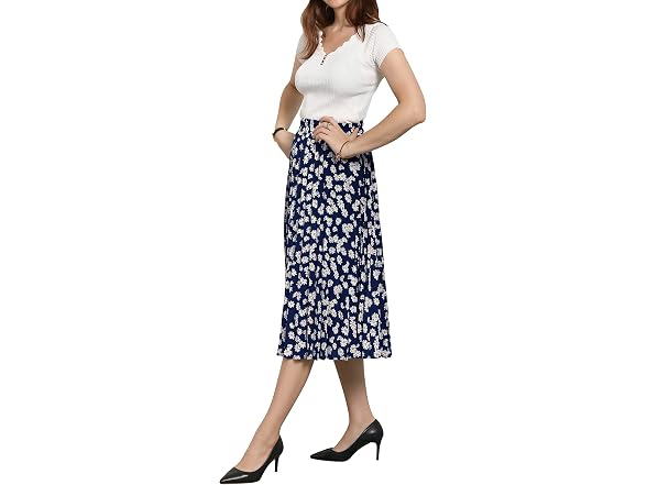 Chartou Women (XS) Chic Elastic High Waisted Skirt