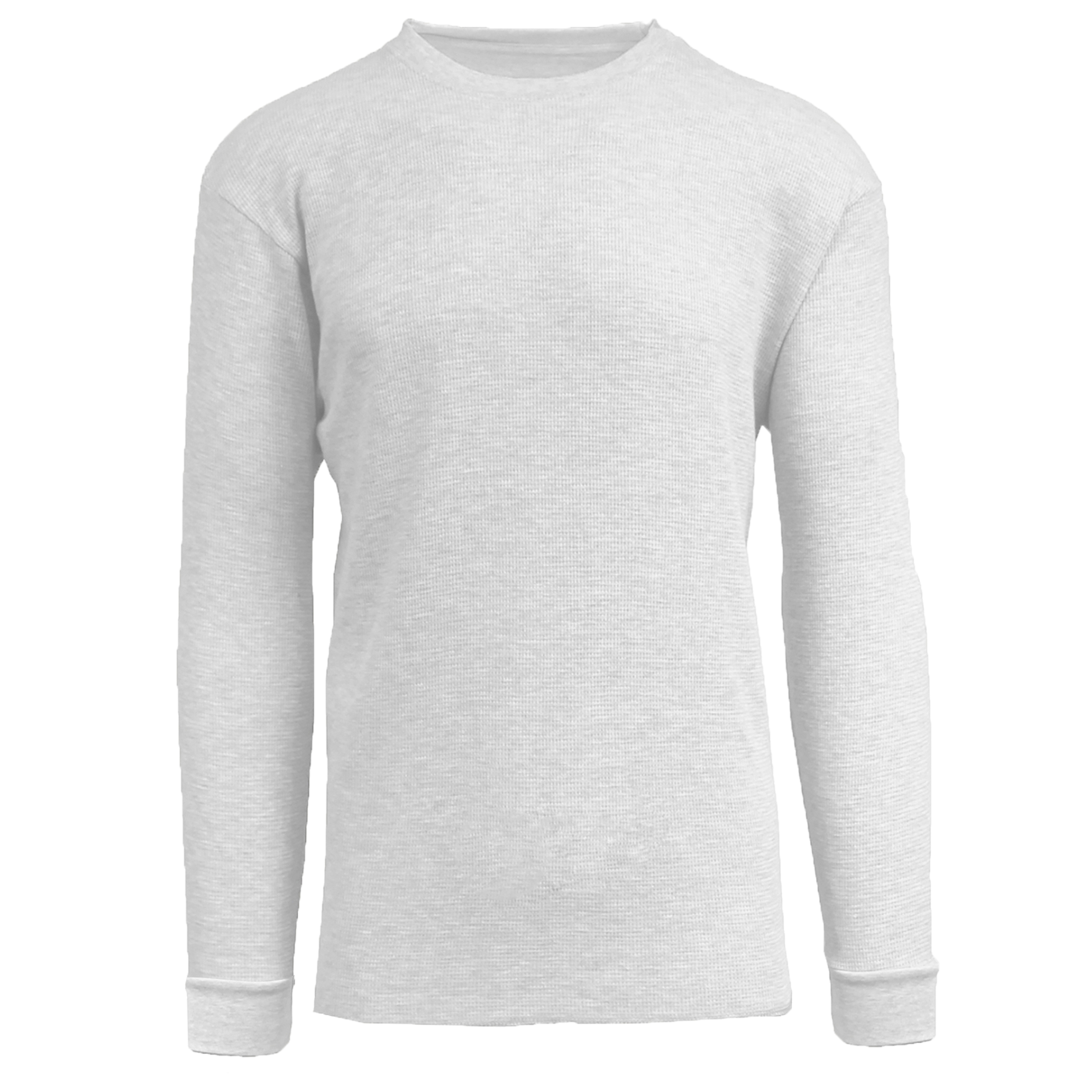 3Pk Asst Mens Waffle-Knit Thermal Shirts - Gallery 13