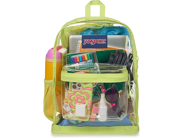 JanSport Clear Pack  25.5L Transparent Backpack