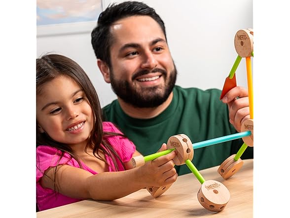 Tinkertoy - Retro Building Set Tin - 85 Pieces