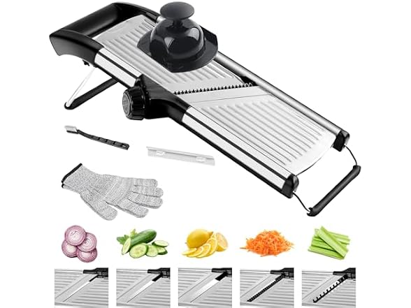 NIOSAVM Stainless Vegetable Mandoline